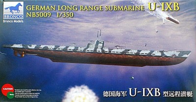 Bronco NB5009 German long range submarine U-IXB 1/350