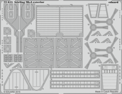 Eduard 72615 Stirling Mk.I exterior