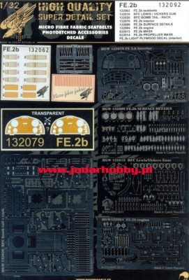 HGW 132092 FE.2b SUPER DETAIL SET 1/32