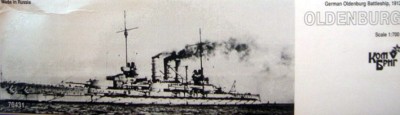 Combrig 70431 German Oldenburg Battleship, 1912 1/700