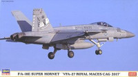 Hasegawa 02254 F/A-18E Super Hornet "VFA-27 Royal Maces CAG 2017"1/72