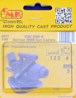 CMK 4417 ESK 1990B German WWII Gun Camera 1/48