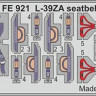 Eduard FE921 L-39ZA seatbelts STEEL 1/48