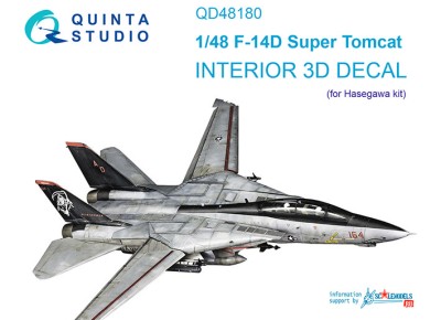 Quinta studio QD48180 F-14D (Hasegawa) 1/48