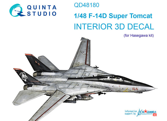 Quinta studio QD48180 F-14D (Hasegawa) 1/48