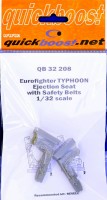Quickboost QB32208 EF Typhoon ej. seats with safety belts (REV) 1/32