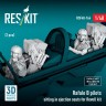 Reskit F48164 Rafale B pilots sit. in ej. seats (2x, REV) 1/48