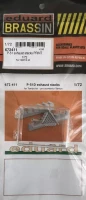 Eduard 672411 BRASSIN P-51 exhaust stacks PRINT (TAM) 1/72