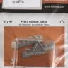 Eduard 672411 BRASSIN P-51 exhaust stacks PRINT (TAM) 1/72