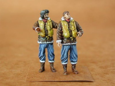 CMK F48024 RAF Fighter Pilots WW I (2 fig. ) 1/48