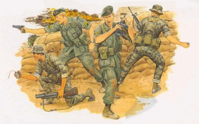 Dragon 3309 1/35 US Army special operations forces - Green Berets