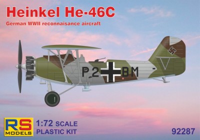 Rs Model 92287 Heinkel He-46C Luftwaffe, Hungary (4x camo) 1/72