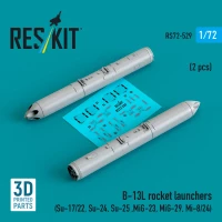 Reskit 72529 B-13L rocket launchers (2 pcs.) 1/72