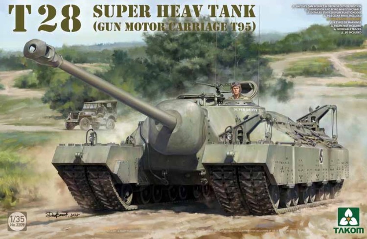 Takom 2209 T28 Super Heavy Tank 1/35