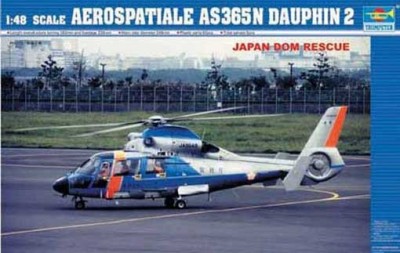 Trumpeter 02818 Helicopter- (JPN)As365n Dauphin 2 1/48