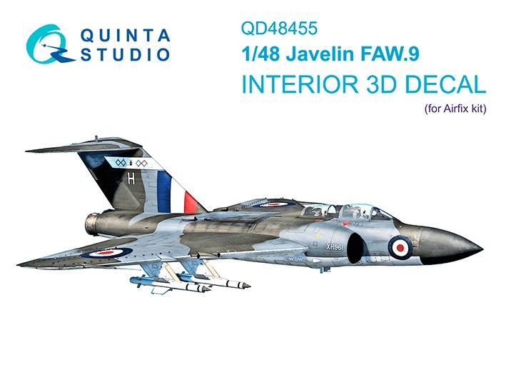 Quinta studio QD48455 Javelin FAW.9 (Airfix) 1/48