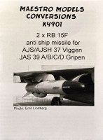 Maestro Models MMCK-4901 1/48 RB 15F anti ship missile (2 pcs.)