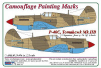 AML AMLM33014 Камуфляжные маски P-40C Tomahawk Mk.IIB 1/32