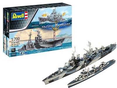 Revell 05644 Gift Set Pacific Warriors (USS Fletcher &amp; Indianapolis) 1/700