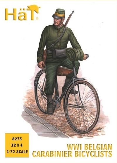 HAT 8275 WWI Belgian Carabinier Bicyclists 1/72