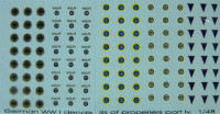LF Model C4859 Decals German WWI propeller labels - Part IV 1/48
