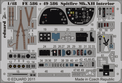 Eduard 49586 Spitfire Mk.XII S.A. (Future release)
