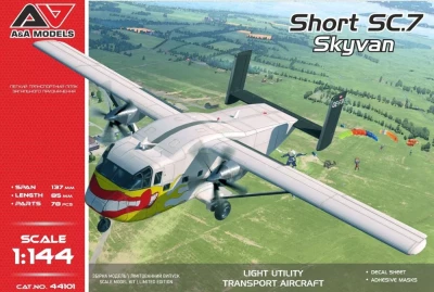 A&amp;A Models 144101 Short SC.7 'Skyvan' (2x camo) 1/144