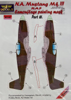 LF Model M7246 Mask N.A. Mustang Mk.III RAF Pt.III (HAS/REV) 1/72