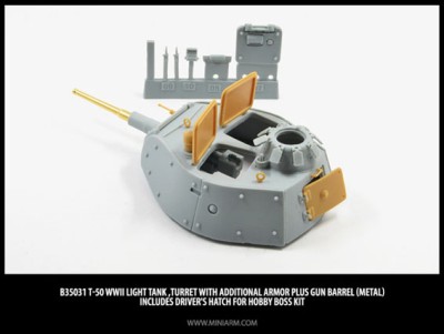 Miniarm 35031 Т-50 - башня с доп. броней 1/35