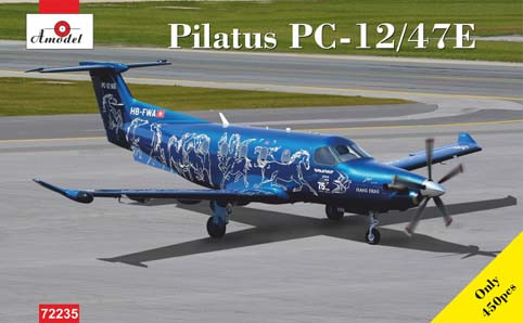 Amodel 72235 Пассажирский самолет Pilatus PC-12/47E 1/72