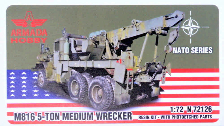 Armada Hobby N72126 M816 5-ton Medium Wrecker (resin kit w/ PE) 1/72