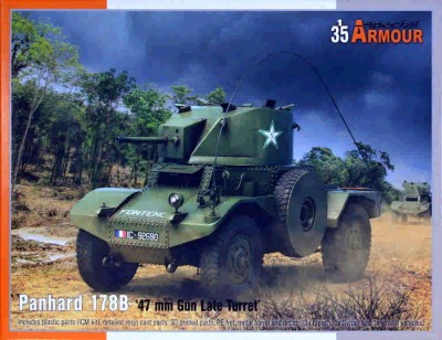 Special Armour SA35009 Panhard 178B 47 mm Gun Late Turret (5x camo) 1/35