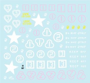 Star Decals STAR35897 Okinawa. 6th Marine Tank Battalion. M4A3 Sherman 1/35