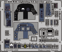 Eduard 32650 BAC Lightning F.6 interior S.A. TRU