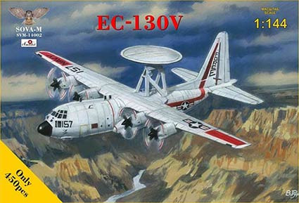 Sova-M 14402 1/144 EC-130V Hercules (AWACS version)