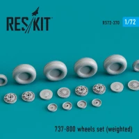 Reskit RS72-370 737-800 wheels set (weighted) 1/72