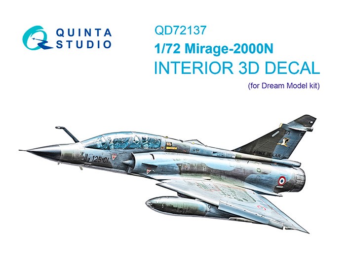 Quinta Studio QD72137 Mirage 2000N (Dream Model) 1/72
