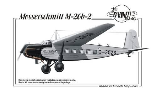 Planet Models PLT196 Messerschmitt M-20 b-2 1:72