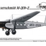 Planet Models PLT196 Messerschmitt M-20 b-2 1:72