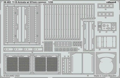 Eduard 36482 SET T-15 Armata w/ 57mm cannon (ZVE) 1/35