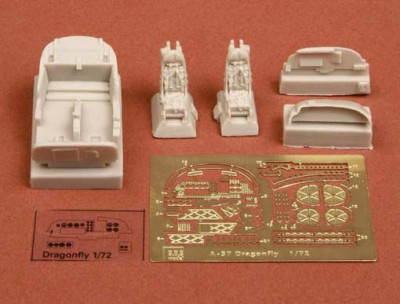 Sbs Model 72006 A-37 Dragonfly Cockpit set (ACAD) 1/72