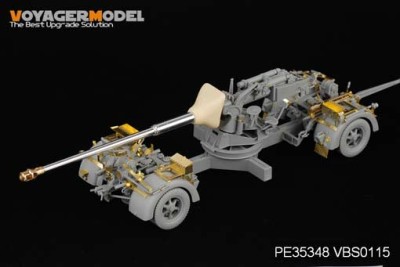 Voyager Model PE35348 Фототравление WWII German PaK 43/3 L/71 mit Behelfslafette (For DRAGON 6522) 1/35