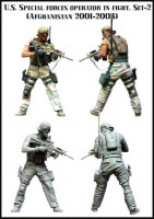 Evolution Miniatures 35085 U.S.Special forces operator in fight. Set-2. ( Afghanistan 2001 2003 )
