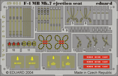 Eduard 49014 F-4 ejection seat green