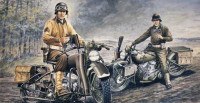 Italeri 00322 Американские мотоциклы WWII 1/35