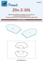 Peewit M48015 1/48 Canopy mask Zlin Z-50L (KP)
