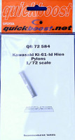 QuickBoost QB72584 Ki-61-ld Hein pylons (TAM) 1/72