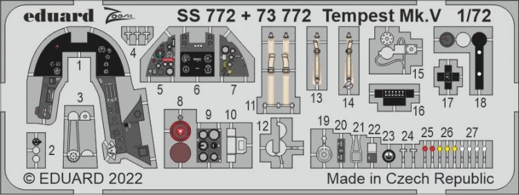 Eduard SS772 Tempest Mk.V (AIRF) 1/72