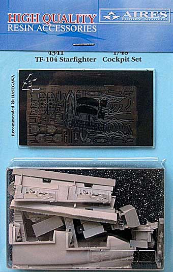 Aires 4341 TF-104 Starfighter cockpit set 1/48