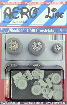 Plus model AL7025 1/72 Wheels for L749 Constelation